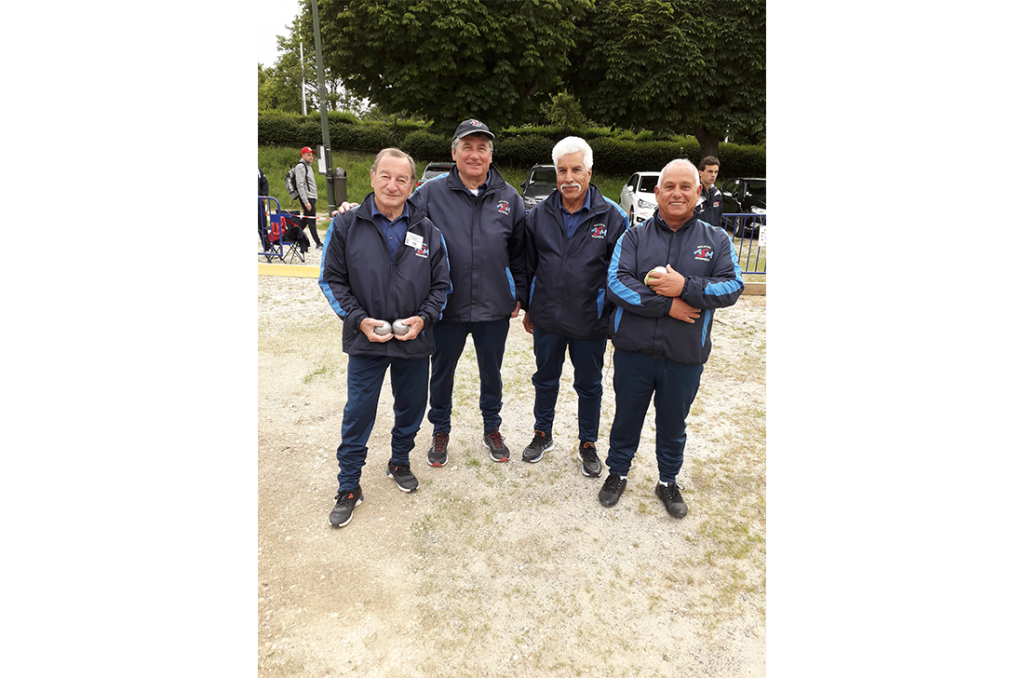 Triplette qualifiée en 2019 pour le championnat régional en 32e de finale